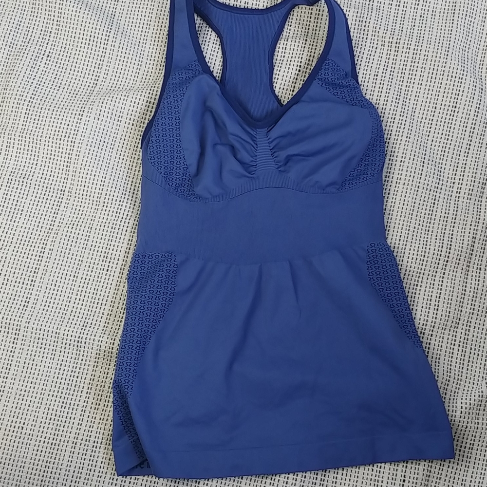 lululemon athletica Royal Blue Racerback Tank Top